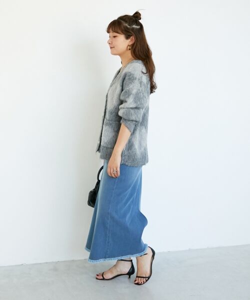 le.coeur blanc / ルクールブラン カーディガン・ボレロ | TORRAZZO DONNA別注アーガイルニットカーデ | 詳細22