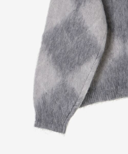 le.coeur blanc / ルクールブラン カーディガン・ボレロ | TORRAZZO DONNA別注アーガイルニットカーデ | 詳細26