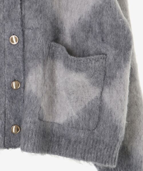 le.coeur blanc / ルクールブラン カーディガン・ボレロ | TORRAZZO DONNA別注アーガイルニットカーデ | 詳細27