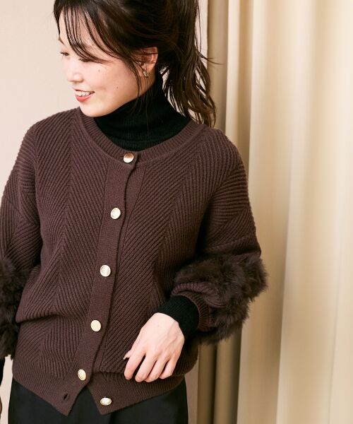 le.coeur blanc / ルクールブラン ニット・セーター | 《手洗い可能》TORRAZZO DONNA別注ラビットファーニット | 詳細10