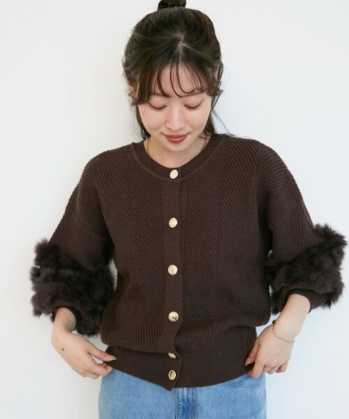 le.coeur blanc / ルクールブラン ニット・セーター | 《手洗い可能》TORRAZZO DONNA別注ラビットファーニット | 詳細16