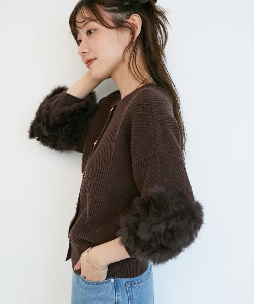 le.coeur blanc / ルクールブラン ニット・セーター | 《手洗い可能》TORRAZZO DONNA別注ラビットファーニット | 詳細20