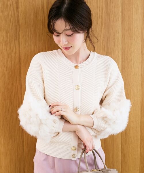 le.coeur blanc / ルクールブラン ニット・セーター | 《手洗い可能》TORRAZZO DONNA別注ラビットファーニット | 詳細26