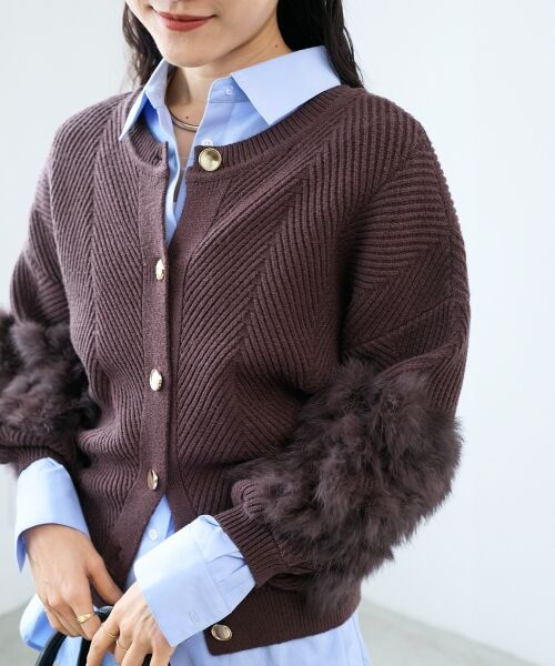 le.coeur blanc / ルクールブラン ニット・セーター | 《手洗い可能》TORRAZZO DONNA別注ラビットファーニット | 詳細3