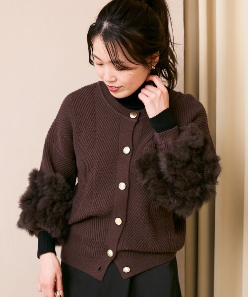 le.coeur blanc / ルクールブラン ニット・セーター | 《手洗い可能》TORRAZZO DONNA別注ラビットファーニット | 詳細9