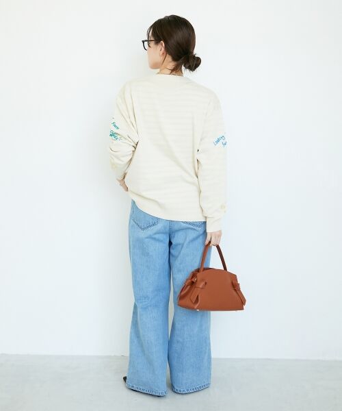 le.coeur blanc / ルクールブラン カーディガン・ボレロ | 《手洗い可能》TORRAZZO DONNA エンブロイダリーニットカーデ | 詳細13