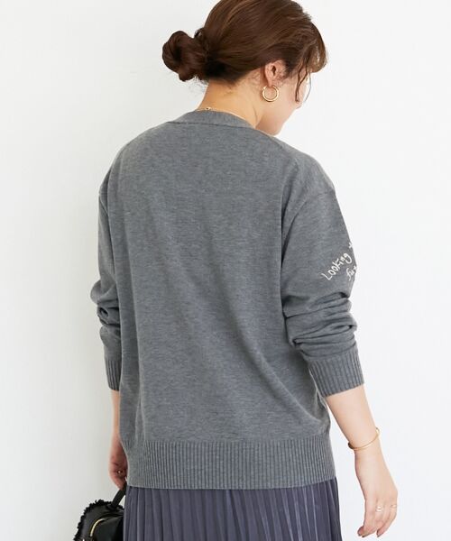 le.coeur blanc / ルクールブラン カーディガン・ボレロ | 《手洗い可能》TORRAZZO DONNA エンブロイダリーニットカーデ | 詳細21