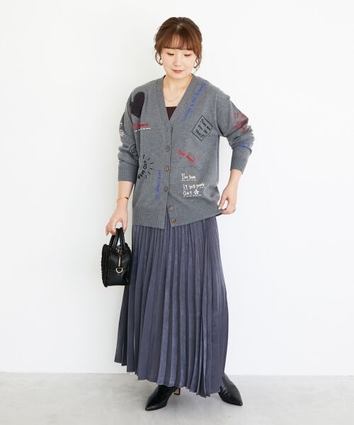 le.coeur blanc / ルクールブラン カーディガン・ボレロ | 《手洗い可能》TORRAZZO DONNA エンブロイダリーニットカーデ | 詳細23