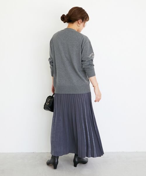 le.coeur blanc / ルクールブラン カーディガン・ボレロ | 《手洗い可能》TORRAZZO DONNA エンブロイダリーニットカーデ | 詳細24