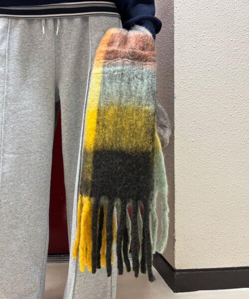 le.coeur blanc / ルクールブラン マフラー・ショール・スヌード・ストール | The Bagmatiカラーチェックストール | 詳細3