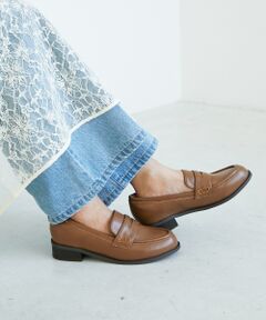 le.coeur blanc / ルクールブラン フラットシューズ | 《WEB限定アイテム》クッションソールコインローファー