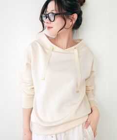 le.coeur blanc / ルクールブラン カットソー | 《WEB限定アイテム》パーカーライクデザイントップス