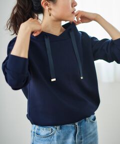 le.coeur blanc / ルクールブラン カットソー | 《WEB限定アイテム》パーカーライクデザイントップス