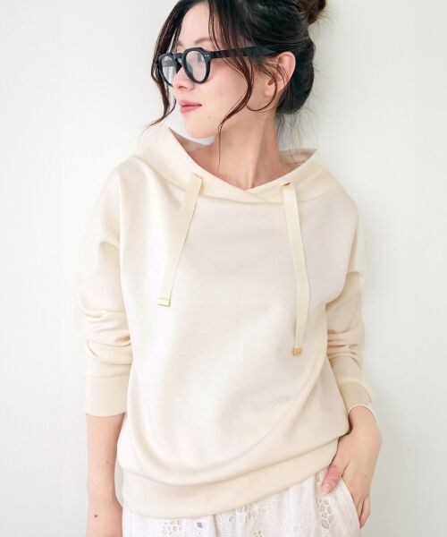 le.coeur blanc / ルクールブラン カットソー | 《WEB限定アイテム》パーカーライクデザイントップス | 詳細15