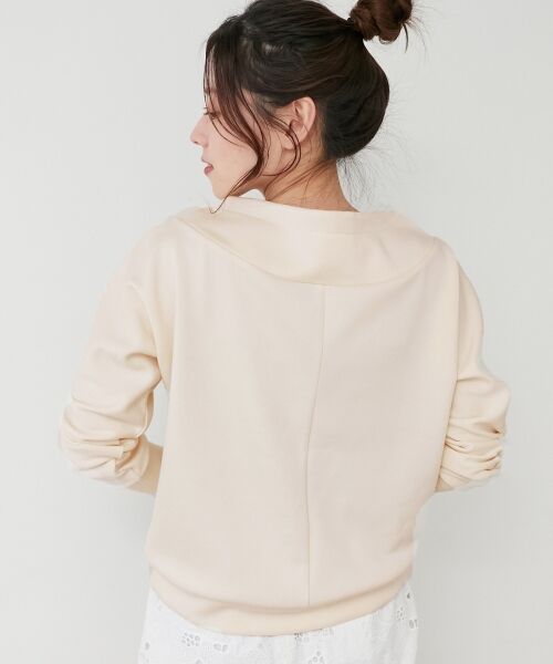 le.coeur blanc / ルクールブラン カットソー | 《WEB限定アイテム》パーカーライクデザイントップス | 詳細17