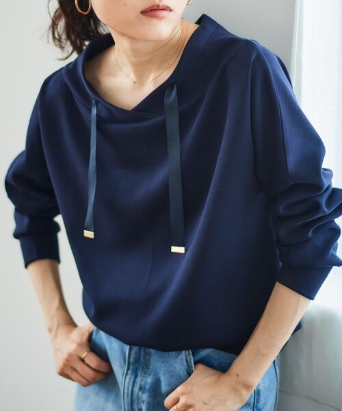 le.coeur blanc / ルクールブラン カットソー | 《WEB限定アイテム》パーカーライクデザイントップス | 詳細2