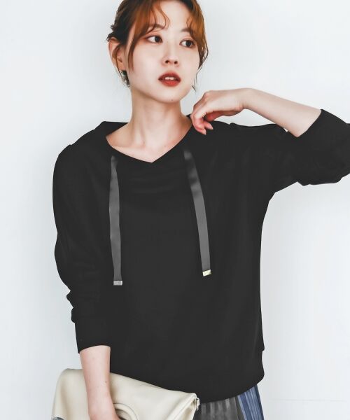 le.coeur blanc / ルクールブラン カットソー | 《WEB限定アイテム》パーカーライクデザイントップス | 詳細23