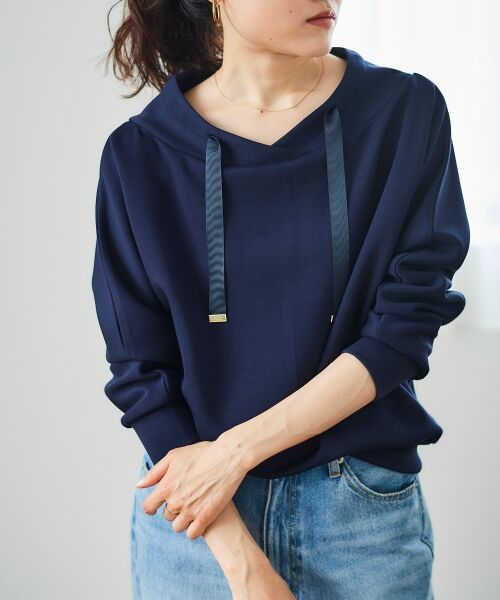 le.coeur blanc / ルクールブラン カットソー | 《WEB限定アイテム》パーカーライクデザイントップス | 詳細3