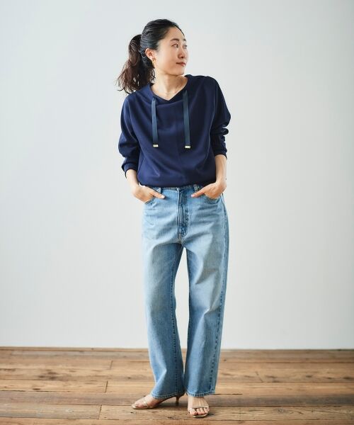 le.coeur blanc / ルクールブラン カットソー | 《WEB限定アイテム》パーカーライクデザイントップス | 詳細8