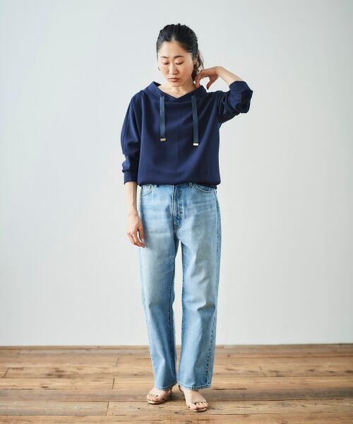 le.coeur blanc / ルクールブラン カットソー | 《WEB限定アイテム》パーカーライクデザイントップス | 詳細9