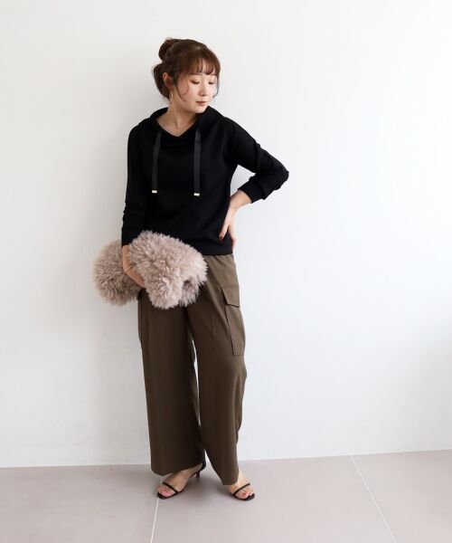 le.coeur blanc / ルクールブラン カットソー | 《WEB限定アイテム》パーカーライクデザイントップス | 詳細22