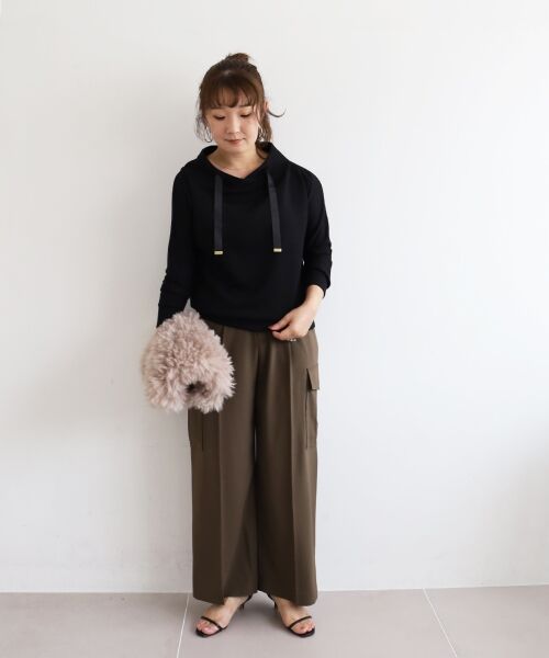 le.coeur blanc / ルクールブラン カットソー | 《WEB限定アイテム》パーカーライクデザイントップス | 詳細23