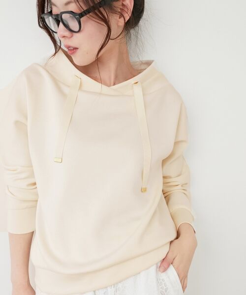 le.coeur blanc / ルクールブラン カットソー | 《WEB限定アイテム》パーカーライクデザイントップス | 詳細29