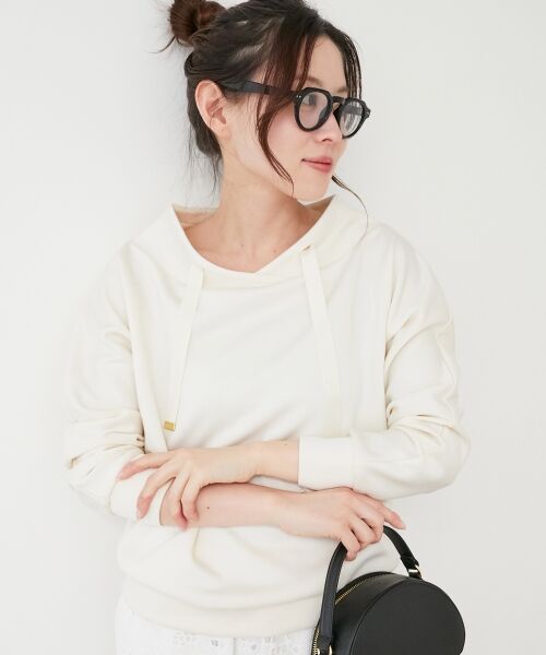 le.coeur blanc / ルクールブラン カットソー | 《WEB限定アイテム》パーカーライクデザイントップス | 詳細30