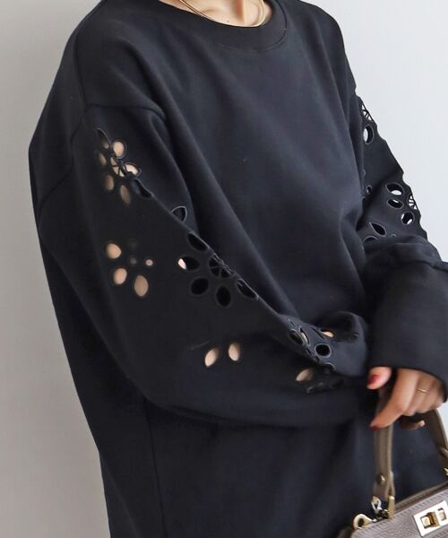 le.coeur blanc / ルクールブラン スウェット | 《WEB限定アイテム》カットワーク刺繍スウェット | 詳細20