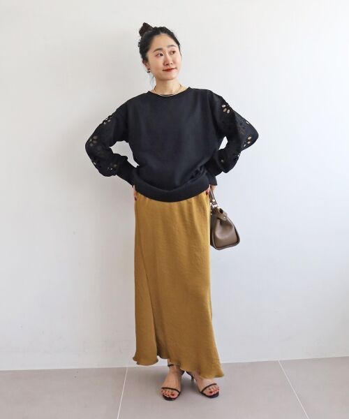 le.coeur blanc / ルクールブラン スウェット | 《WEB限定アイテム》カットワーク刺繍スウェット | 詳細22