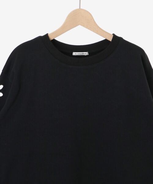 le.coeur blanc / ルクールブラン スウェット | 《WEB限定アイテム》カットワーク刺繍スウェット | 詳細25