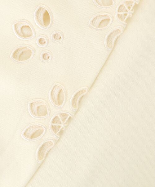 le.coeur blanc / ルクールブラン スウェット | 《WEB限定アイテム》カットワーク刺繍スウェット | 詳細28