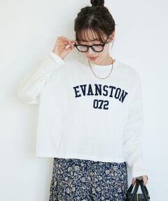 le.coeur blanc / ルクールブラン Tシャツ | 《WEB限定アイテム》カレッジロゴオーバーロンT