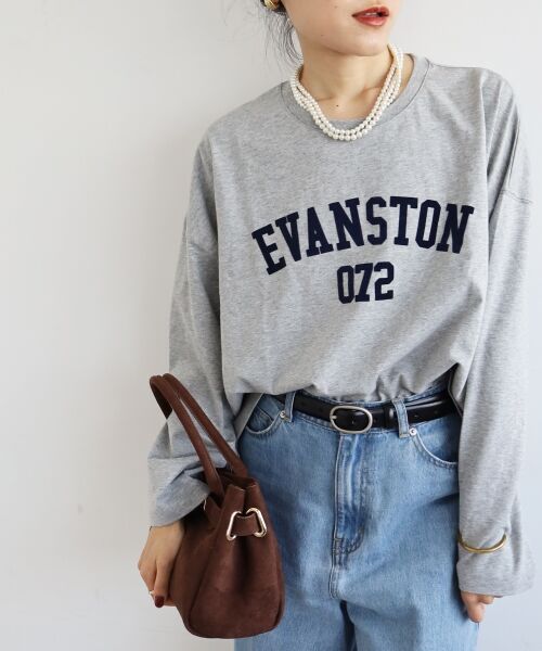 le.coeur blanc / ルクールブラン Tシャツ | 《WEB限定アイテム》カレッジロゴオーバーロンT | 詳細26