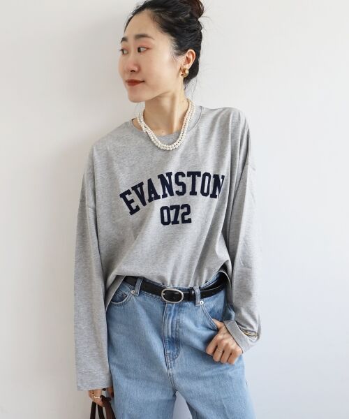 le.coeur blanc / ルクールブラン Tシャツ | 《WEB限定アイテム》カレッジロゴオーバーロンT | 詳細27