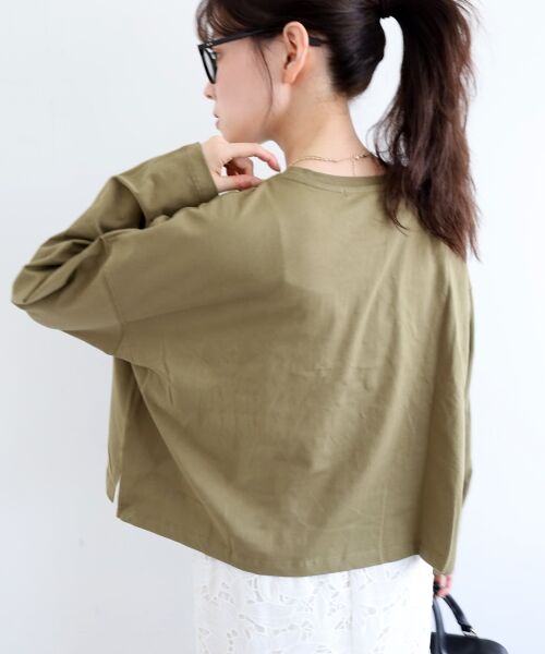 le.coeur blanc / ルクールブラン Tシャツ | 《WEB限定アイテム》カレッジロゴオーバーロンT | 詳細8