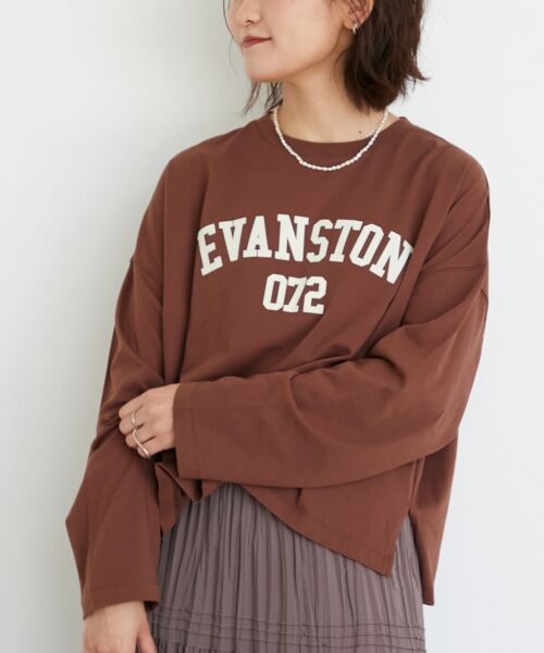 le.coeur blanc / ルクールブラン Tシャツ | 《WEB限定アイテム》カレッジロゴオーバーロンT | 詳細16