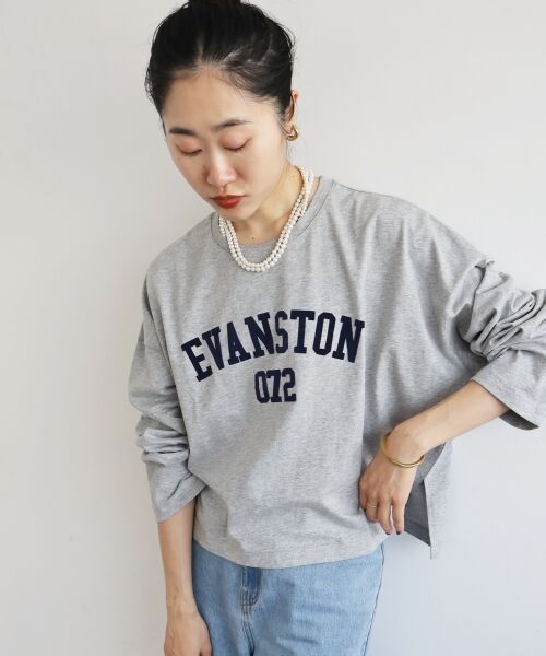 le.coeur blanc / ルクールブラン Tシャツ | 《WEB限定アイテム》カレッジロゴオーバーロンT | 詳細28