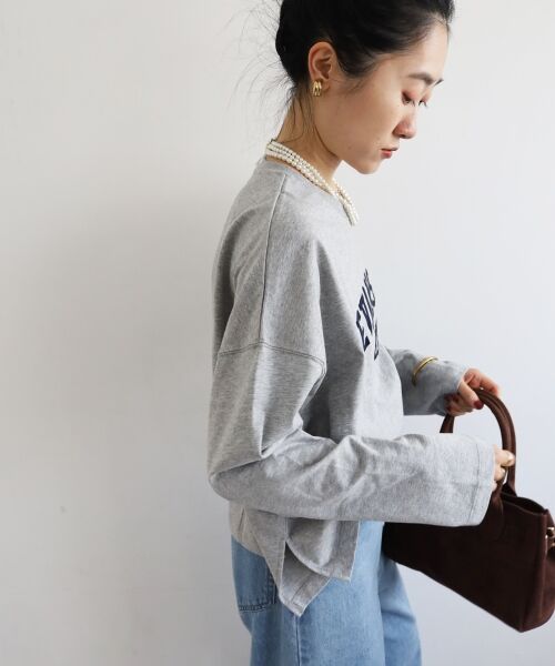 le.coeur blanc / ルクールブラン Tシャツ | 《WEB限定アイテム》カレッジロゴオーバーロンT | 詳細29