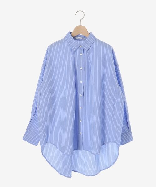 le.coeur blanc / ルクールブラン シャツ・ブラウス | 《WEB限定アイテム》バックギャザーストライプオーバーシャツ | 詳細27