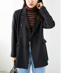 le.coeur blanc / ルクールブラン テーラードジャケット | 《WEB限定アイテム》ストレッチルーズジャケット