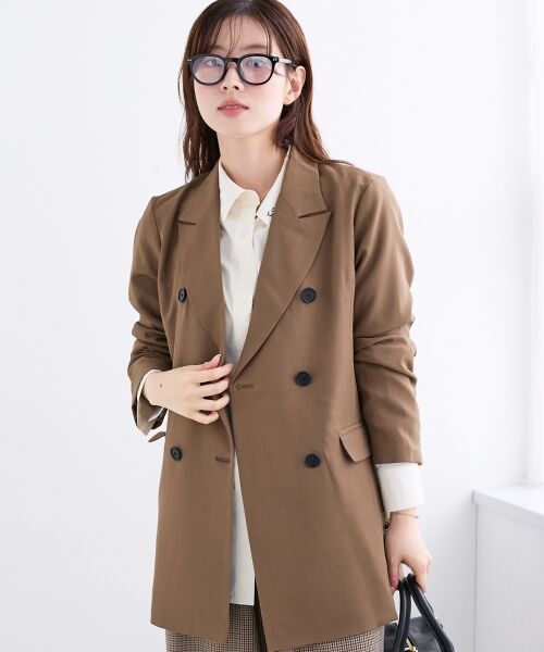 le.coeur blanc / ルクールブラン テーラードジャケット | 《WEB限定アイテム》ストレッチルーズジャケット | 詳細24