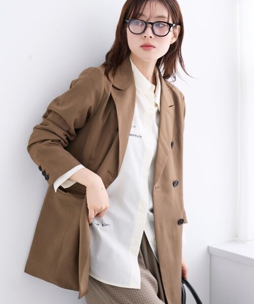 le.coeur blanc / ルクールブラン テーラードジャケット | 《WEB限定アイテム》ストレッチルーズジャケット | 詳細25