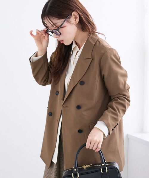 le.coeur blanc / ルクールブラン テーラードジャケット | 《WEB限定アイテム》ストレッチルーズジャケット | 詳細26