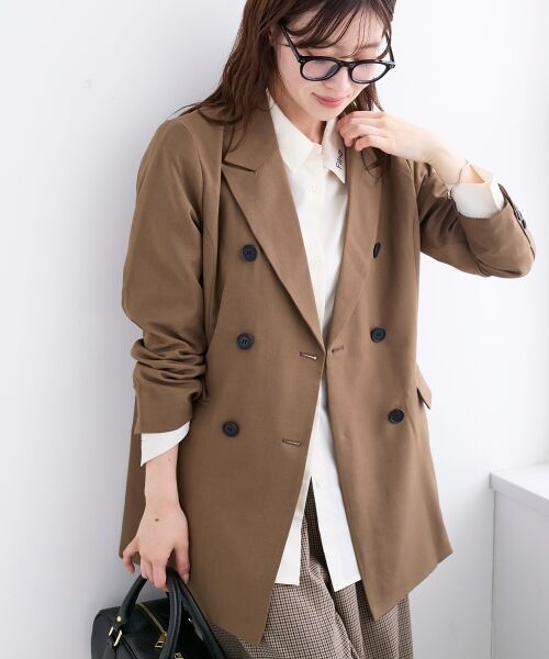 le.coeur blanc / ルクールブラン テーラードジャケット | 《WEB限定アイテム》ストレッチルーズジャケット | 詳細28