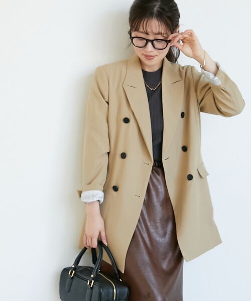 le.coeur blanc / ルクールブラン テーラードジャケット | 《WEB限定アイテム》ストレッチルーズジャケット | 詳細3