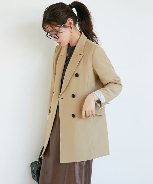 le.coeur blanc / ルクールブラン テーラードジャケット | 《WEB限定アイテム》ストレッチルーズジャケット | 詳細5