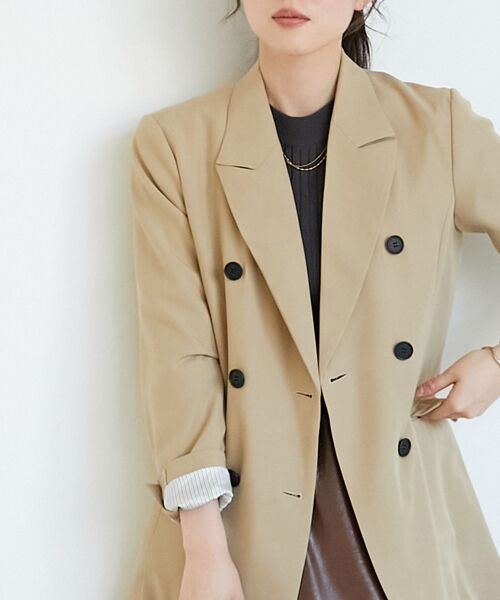 le.coeur blanc / ルクールブラン テーラードジャケット | 《WEB限定アイテム》ストレッチルーズジャケット | 詳細6
