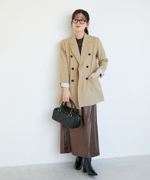 le.coeur blanc / ルクールブラン テーラードジャケット | 《WEB限定アイテム》ストレッチルーズジャケット | 詳細8