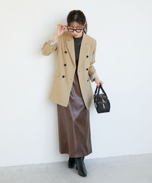 le.coeur blanc / ルクールブラン テーラードジャケット | 《WEB限定アイテム》ストレッチルーズジャケット | 詳細9